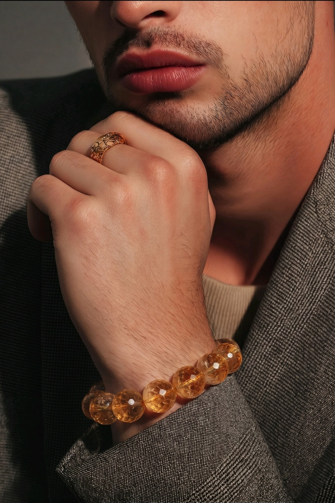 B06-Crystal Beaded Bracelet