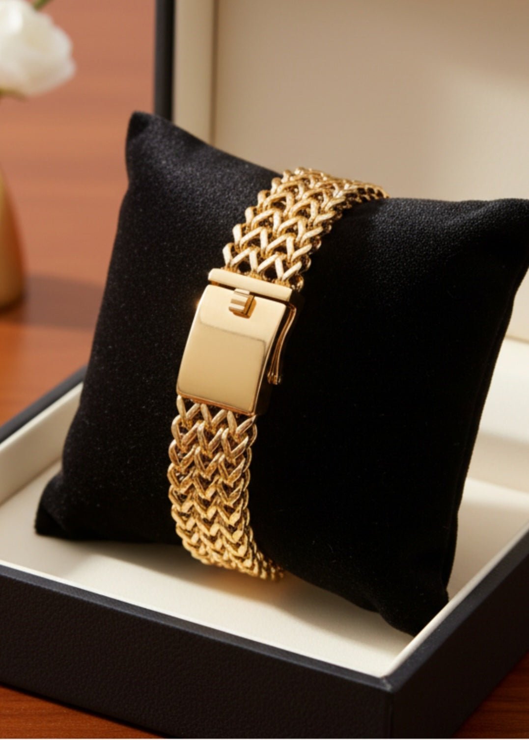 Mesh Watch Band Bracelet | Push Button Closer - Bella Jewels Design