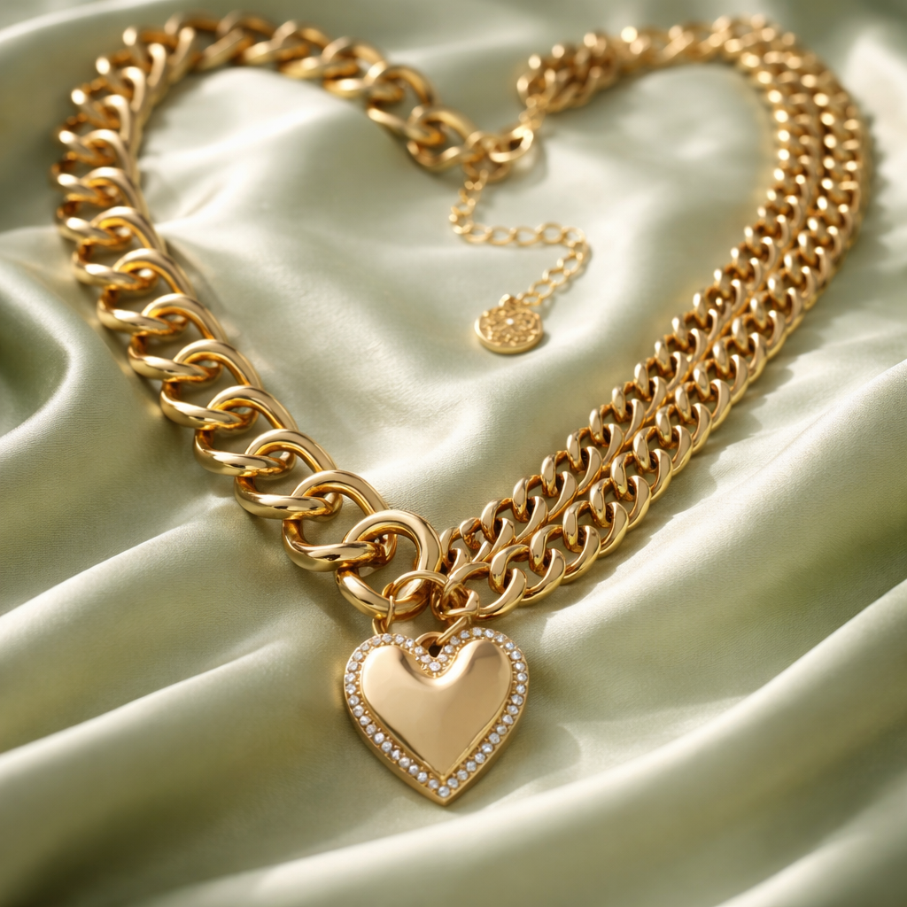 Diamond Heart Necklace