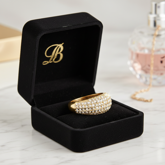 Pave Cubic Zirconia Ring