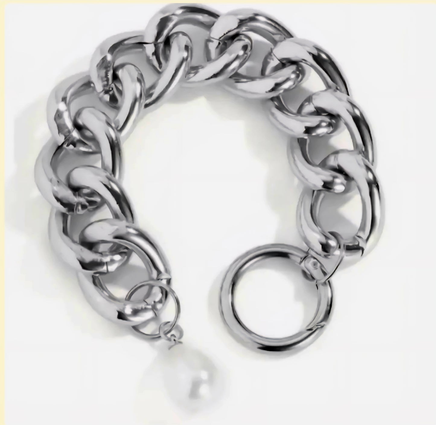 Baroque Pearl Charm Bracelet