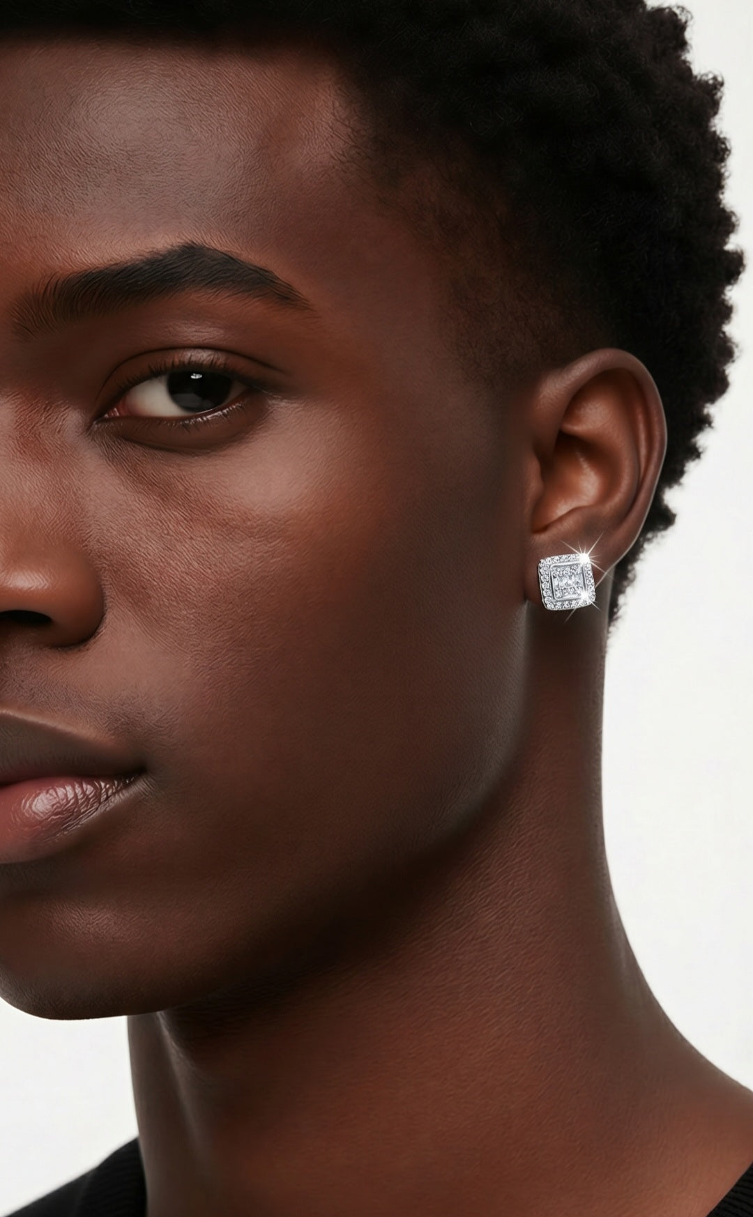 Moissanite Stud Earrings | 925 Sterling Silver