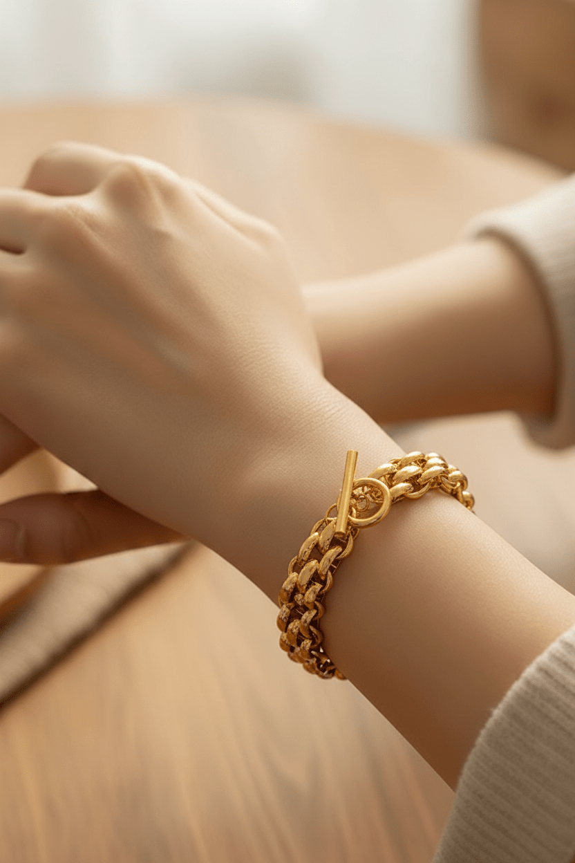 Panther Chain Link Bracelet - Bella Jewels Design