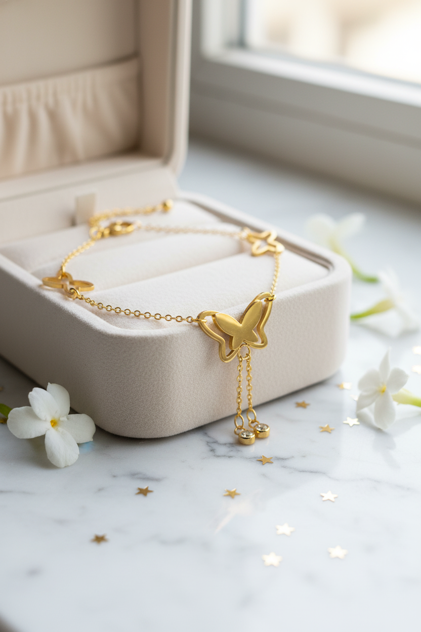 A03 - Anklet Butterfly