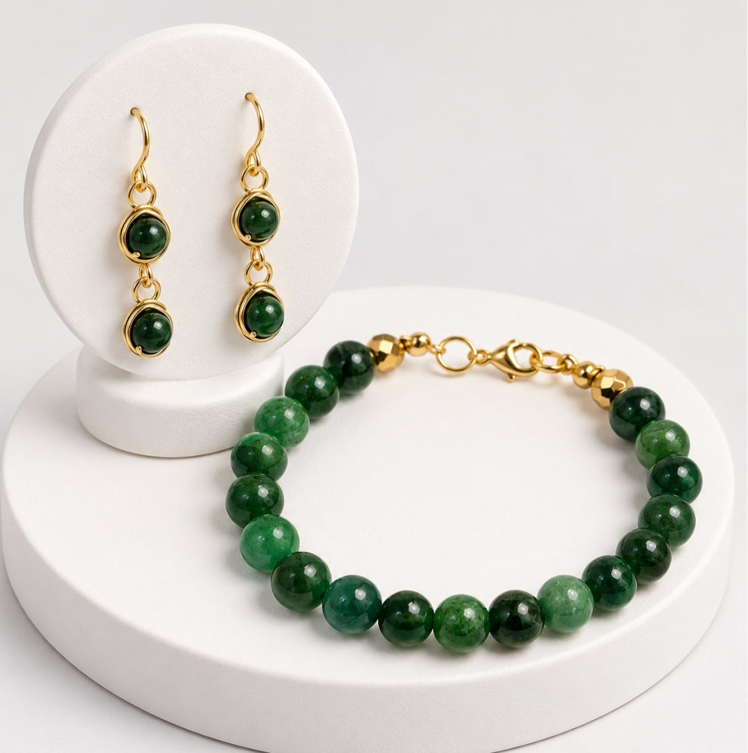 Bracelet and Earring Set | Hand