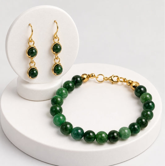 Bracelet and Earring Set | Hand