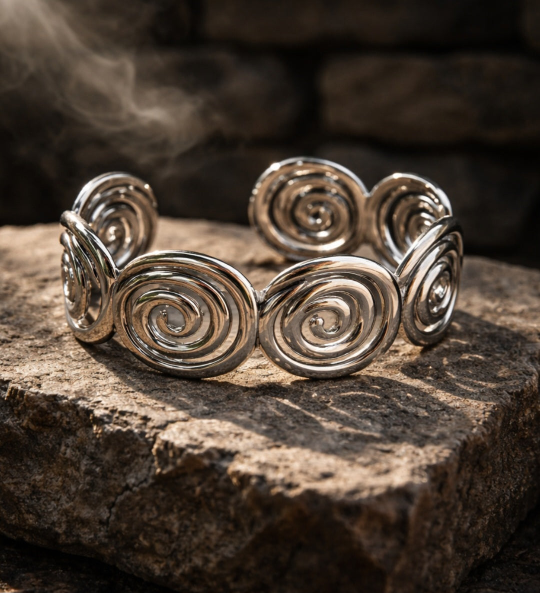 Spiral Cuff Bracelets