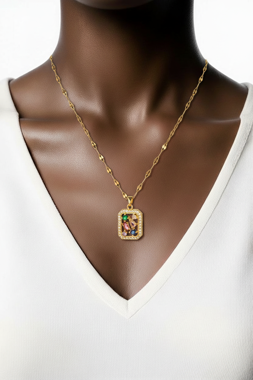 Multi-Colored CZ Necklaces