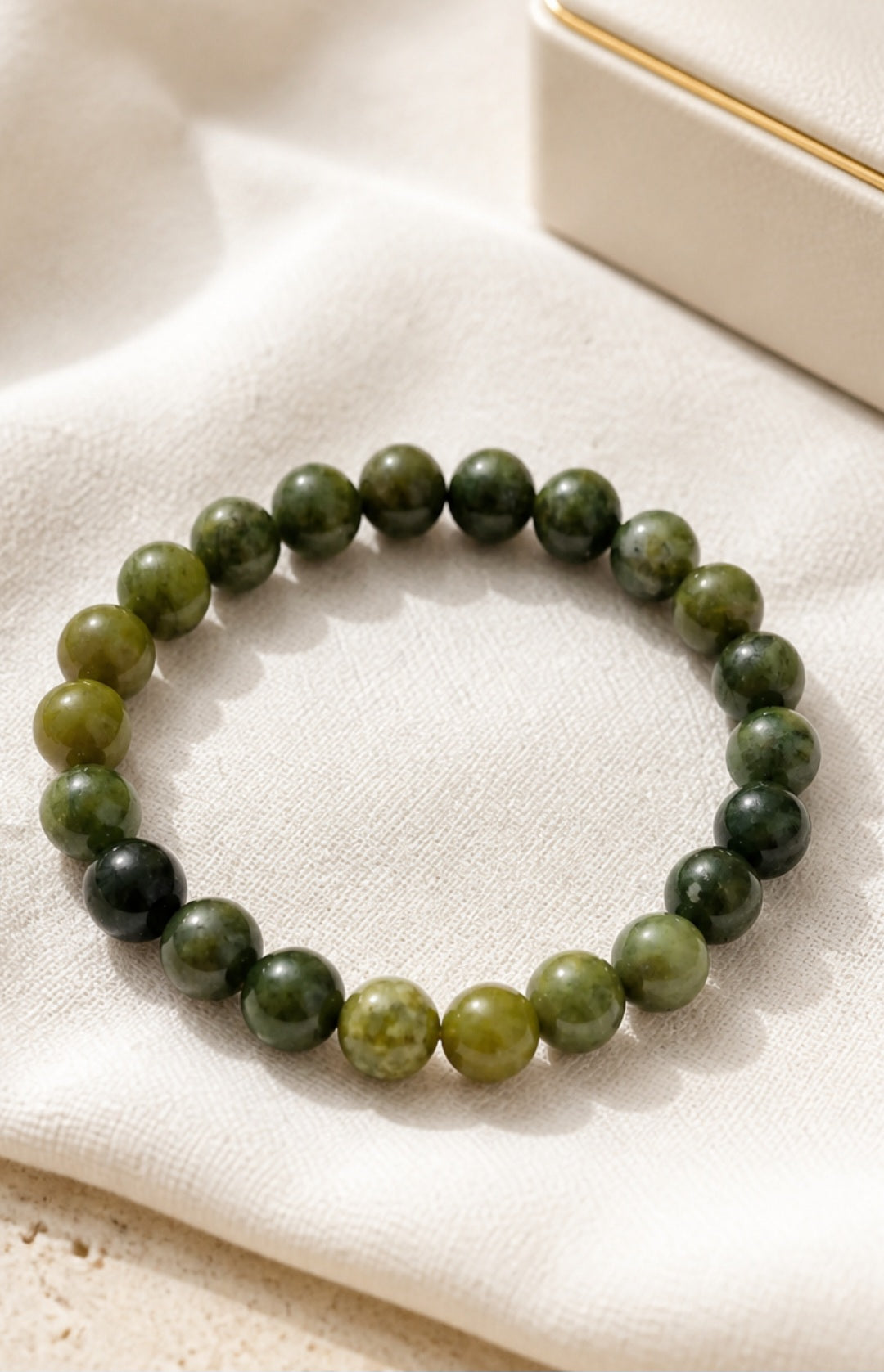 Jade Crystal Beaded Bracelets