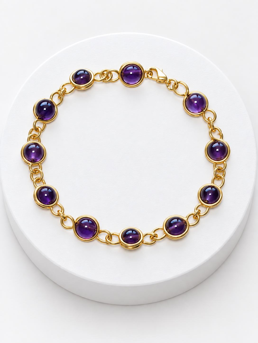 6MM Crystal Beaded Wire Wrapped Bracelets | Handmade Jewelry