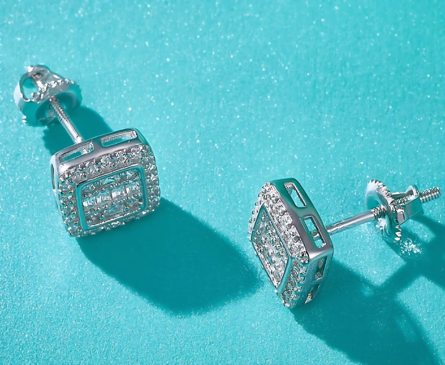 Moissanite Stud Earrings | 925 Sterling Silver