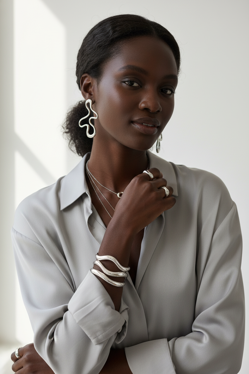 Abstract Geometric Earrings