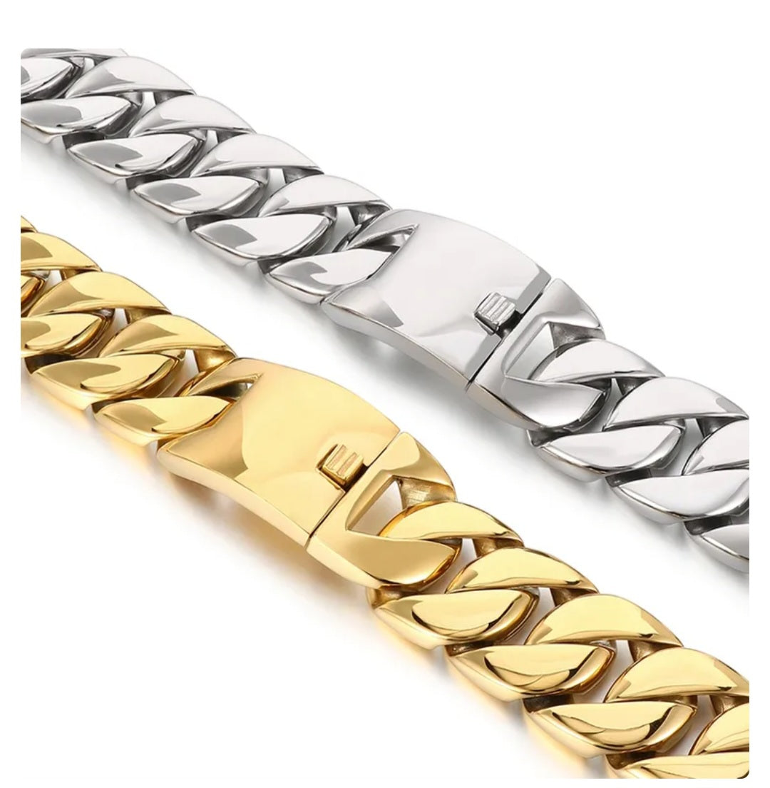 Chunky Cuban Link Bracelet Unisex
