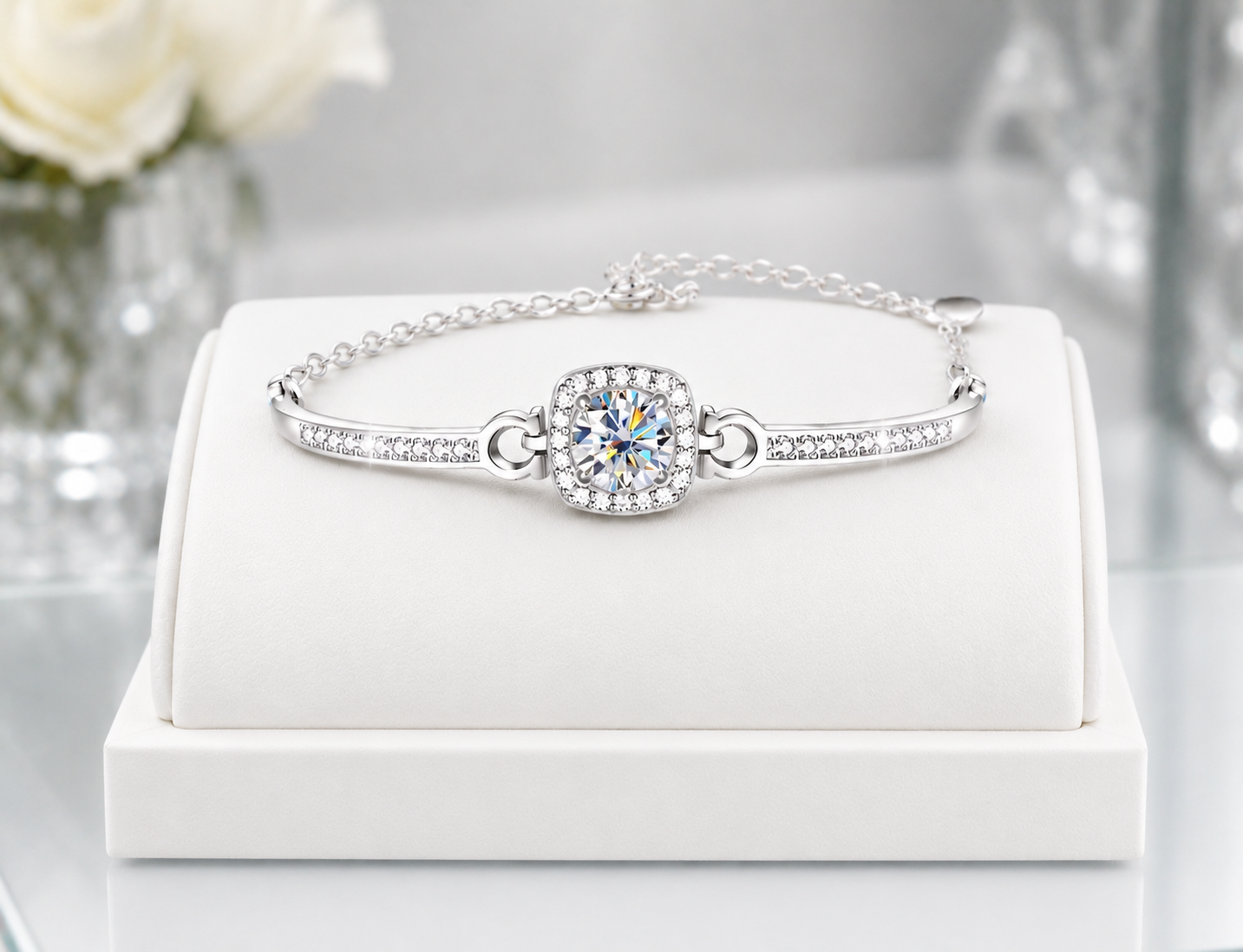 Moissanite Bracelet | 925 Sterling Silver