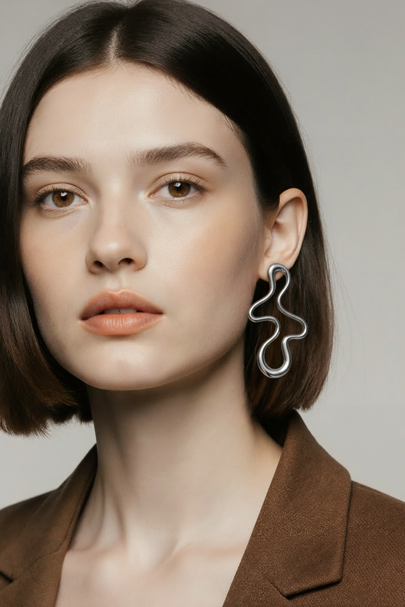 Abstract Geometric Earrings