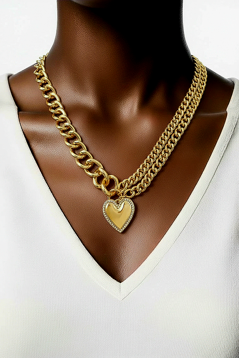 Diamond Heart Necklace